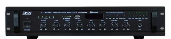 DSS-660M микшер-усилитель MP3/FM, 60 Вт/100 В