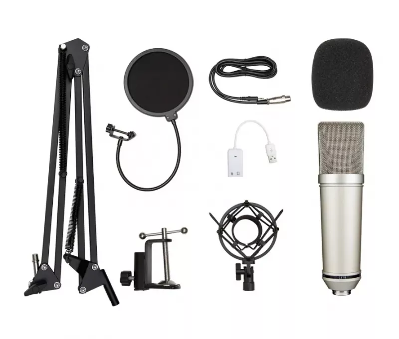 Dreamsound CU-87X Студийный конденсаторный микрофон с аксессуарами
