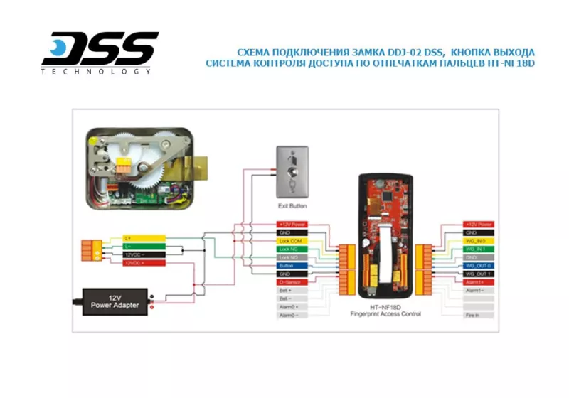 DSS DDJ-02KAS электромеханический замок, накладной DSS DDJ-02KAS электромеханический замок, накладной