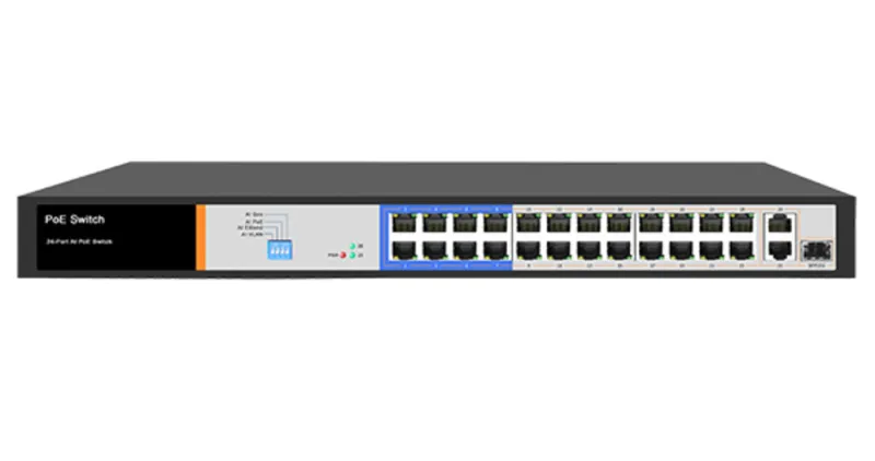 DSS DSAI6024 PoE-коммутатор 24x1Gбит/с; 2х1Gбит/с combo