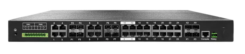 IS1024GPS-8F-4TF коммутатор L2 24х1G, 8x1G SFP, 4x10G SFP+, POE